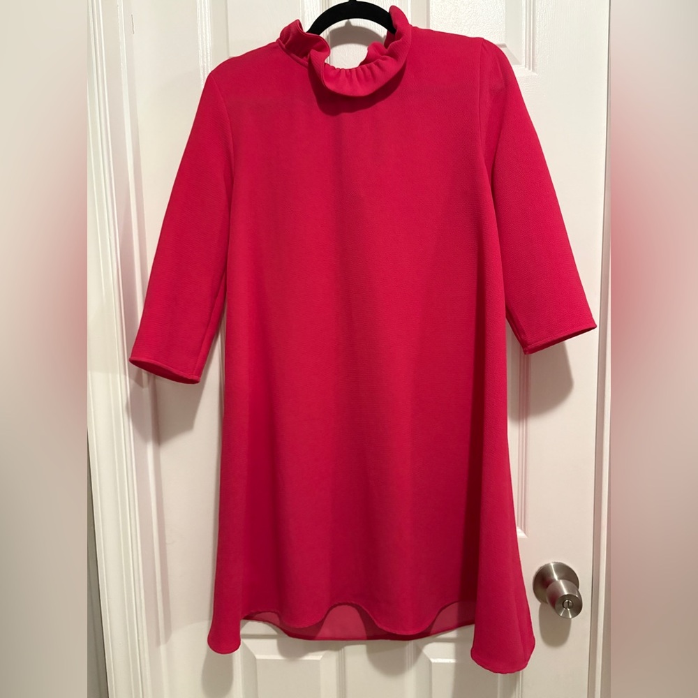 Tuckernuck Pomander Place Daphne Dress Fuchsia Hot Pink Size Small
